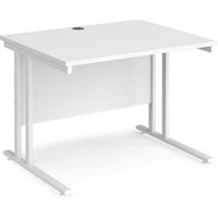 Click to view product details and reviews for Office Desk 1000mm Rectangular Desk With Cantilever Leg White Tops With White Frames 800mm Depth Maestro 25. Click to view product details and reviews for Office Desk 1000mm Rectangular Desk With Cantilever Leg White Tops With White Frames 800mm Depth Maestro 25.