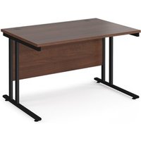 Click to view product details and reviews for Office Desk 1200mm Rectangular Desk With Cantilever Leg Walnut Tops With Black Frames 800mm Depth Maestro 25. Click to view product details and reviews for Office Desk 1200mm Rectangular Desk With Cantilever Leg Walnut Tops With Black Frames 800mm Depth Maestro 25.