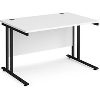 Click to view product details and reviews for Office Desk 1200mm Rectangular Desk With Cantilever Leg White Tops With Black Frames 800mm Depth Maestro 25. Click to view product details and reviews for Office Desk 1200mm Rectangular Desk With Cantilever Leg White Tops With Black Frames 800mm Depth Maestro 25.