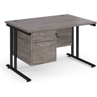 Click to view product details and reviews for Maestro 25 Straight Desk 1200mm X 800mm With 2 Drawer Pedestal Black Cantilever Leg Frame Grey Oak Top. Click to view product details and reviews for Maestro 25 Straight Desk 1200mm X 800mm With 2 Drawer Pedestal Black Cantilever Leg Frame Grey Oak Top.