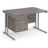 Click to view product details and reviews for Maestro 25 Straight Desk 1200mm X 800mm With 2 Drawer Pedestal Silver Cantilever Leg Frame Grey Oak Top. Click to view product details and reviews for Maestro 25 Straight Desk 1200mm X 800mm With 2 Drawer Pedestal Silver Cantilever Leg Frame Grey Oak Top.