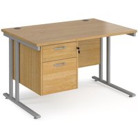Click to view product details and reviews for Office Desk Rectangular Desk 1200mm With Pedestal Oak Top With Silver Frame 800mm Depth Maestro 25 Mc12p2so. Click to view product details and reviews for Office Desk Rectangular Desk 1200mm With Pedestal Oak Top With Silver Frame 800mm Depth Maestro 25 Mc12p2so.