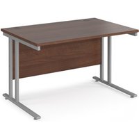 Click to view product details and reviews for Office Desk 1200mm Rectangular Desk With Cantilever Leg Walnut Tops With Silver Frames 800mm Depth Maestro 25. Click to view product details and reviews for Office Desk 1200mm Rectangular Desk With Cantilever Leg Walnut Tops With Silver Frames 800mm Depth Maestro 25.