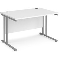 Click to view product details and reviews for Office Desk 1200mm Rectangular Desk With Cantilever Leg White Tops With Silver Frames 800mm Depth Maestro 25 Mc12swh. Click to view product details and reviews for Office Desk 1200mm Rectangular Desk With Cantilever Leg White Tops With Silver Frames 800mm Depth Maestro 25 Mc12swh.
