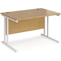 Click to view product details and reviews for Office Desk 1200mm Rectangular Desk With Cantilever Leg Oak Tops With White Frames 800mm Depth Maestro 25. Click to view product details and reviews for Office Desk 1200mm Rectangular Desk With Cantilever Leg Oak Tops With White Frames 800mm Depth Maestro 25.