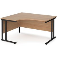 Click to view product details and reviews for Office Desk Left Hand Corner Desk 1400mm Beech Top With Black Frame 1200mm Depth Maestro 25 Mc14elkb. Click to view product details and reviews for Office Desk Left Hand Corner Desk 1400mm Beech Top With Black Frame 1200mm Depth Maestro 25 Mc14elkb.