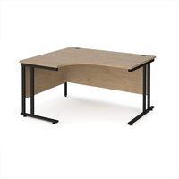 Click to view product details and reviews for Maestro 25 Left Hand Ergonomic Desk 1400mm Wide Black Cantilever Leg Frame Kendal Oak Top. Click to view product details and reviews for Maestro 25 Left Hand Ergonomic Desk 1400mm Wide Black Cantilever Leg Frame Kendal Oak Top.