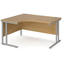 Click to view product details and reviews for Office Desk Left Hand Corner Desk 1400mm Oak Top With Silver Frame 1200mm Depth Maestro 25 Mc14elso. Click to view product details and reviews for Office Desk Left Hand Corner Desk 1400mm Oak Top With Silver Frame 1200mm Depth Maestro 25 Mc14elso.