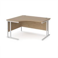 Click to view product details and reviews for Maestro 25 Left Hand Ergonomic Desk 1400mm Wide White Cantilever Leg Frame Kendal Oak Top. Click to view product details and reviews for Maestro 25 Left Hand Ergonomic Desk 1400mm Wide White Cantilever Leg Frame Kendal Oak Top.