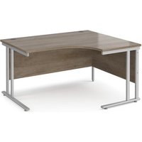 Click to view product details and reviews for Maestro 25 Right Hand Ergonomic Desk 1400mm Wide Silver Cantilever Leg Frame Nebraska Oak Top. Click to view product details and reviews for Maestro 25 Right Hand Ergonomic Desk 1400mm Wide Silver Cantilever Leg Frame Nebraska Oak Top.