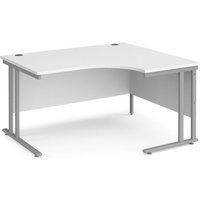 Click to view product details and reviews for Office Desk Right Hand Corner Desk 1400mm White Top With Silver Frame 1200mm Depth Maestro 25 Mc14erswh. Click to view product details and reviews for Office Desk Right Hand Corner Desk 1400mm White Top With Silver Frame 1200mm Depth Maestro 25 Mc14erswh.