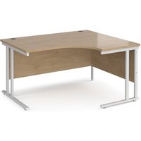 Click to view product details and reviews for Maestro 25 Right Hand Ergonomic Desk 1400mm Wide White Cantilever Leg Frame Kendal Oak Top. Click to view product details and reviews for Maestro 25 Right Hand Ergonomic Desk 1400mm Wide White Cantilever Leg Frame Kendal Oak Top.
