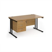 Click to view product details and reviews for Office Desk Rectangular Desk 1400mm With Pedestal Oak Top With Black Frame 800mm Depth Maestro 25 Mc14p3ko. Click to view product details and reviews for Office Desk Rectangular Desk 1400mm With Pedestal Oak Top With Black Frame 800mm Depth Maestro 25 Mc14p3ko.