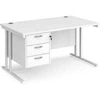 Click to view product details and reviews for Office Desk Rectangular Desk 1400mm With Pedestal White Top With White Frame 800mm Depth Maestro 25 Mc14p3whwh. Click to view product details and reviews for Office Desk Rectangular Desk 1400mm With Pedestal White Top With White Frame 800mm Depth Maestro 25 Mc14p3whwh.