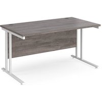 Click to view product details and reviews for Maestro 25 Straight Desk 1400mm X 800mm White Cantilever Leg Frame Grey Oak Top. Click to view product details and reviews for Maestro 25 Straight Desk 1400mm X 800mm White Cantilever Leg Frame Grey Oak Top.