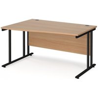 Click to view product details and reviews for Office Desk Left Hand Wave Desk 1400mm Beech Top With Black Frame Maestro 25 Mc14wlkb. Click to view product details and reviews for Office Desk Left Hand Wave Desk 1400mm Beech Top With Black Frame Maestro 25 Mc14wlkb.