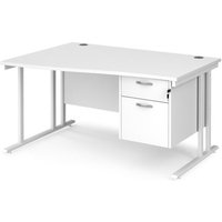 Click to view product details and reviews for Office Desk Left Hand Wave Desk 1400mm With Pedestal White Top With White Frame Maestro 25 Mc14wlp2whwh. Click to view product details and reviews for Office Desk Left Hand Wave Desk 1400mm With Pedestal White Top With White Frame Maestro 25 Mc14wlp2whwh.