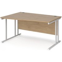 Click to view product details and reviews for Maestro 25 Left Hand Wave Desk 1400mm Wide White Cantilever Leg Frame Kendal Oak Top. Click to view product details and reviews for Maestro 25 Left Hand Wave Desk 1400mm Wide White Cantilever Leg Frame Kendal Oak Top.