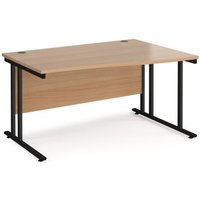 Click to view product details and reviews for Office Desk Right Hand Wave Desk 1400mm Beech Top With Black Frame Maestro 25 Mc14wrkb. Click to view product details and reviews for Office Desk Right Hand Wave Desk 1400mm Beech Top With Black Frame Maestro 25 Mc14wrkb.