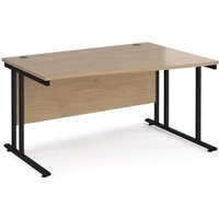 Click to view product details and reviews for Maestro 25 Right Hand Wave Desk 1400mm Wide Black Cantilever Leg Frame Kendal Oak Top. Click to view product details and reviews for Maestro 25 Right Hand Wave Desk 1400mm Wide Black Cantilever Leg Frame Kendal Oak Top.