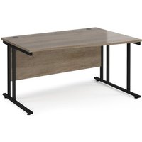 Click to view product details and reviews for Maestro 25 Right Hand Wave Desk 1400mm Wide Black Cantilever Leg Frame Nebraska Oak Top. Click to view product details and reviews for Maestro 25 Right Hand Wave Desk 1400mm Wide Black Cantilever Leg Frame Nebraska Oak Top.