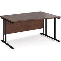 Click to view product details and reviews for Office Desk Right Hand Wave Desk 1400mm Walnut Top With Black Frame Maestro 25 Mc14wrkw. Click to view product details and reviews for Office Desk Right Hand Wave Desk 1400mm Walnut Top With Black Frame Maestro 25 Mc14wrkw.