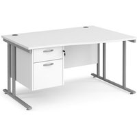 Click to view product details and reviews for Office Desk Right Hand Wave Desk 1400mm With Pedestal White Top With Silver Frame Maestro 25 Mc14wrp2swh. Click to view product details and reviews for Office Desk Right Hand Wave Desk 1400mm With Pedestal White Top With Silver Frame Maestro 25 Mc14wrp2swh.