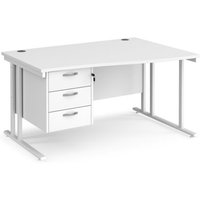 Click to view product details and reviews for Office Desk Right Hand Wave Desk 1400mm With Pedestal White Top With White Frame Maestro 25 Mc14wrp3whwh. Click to view product details and reviews for Office Desk Right Hand Wave Desk 1400mm With Pedestal White Top With White Frame Maestro 25 Mc14wrp3whwh.