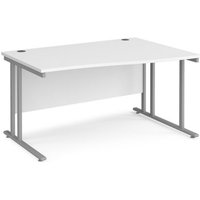Click to view product details and reviews for Office Desk Right Hand Wave Desk 1400mm White Top With Silver Frame Maestro 25 Mc14wrswh. Click to view product details and reviews for Office Desk Right Hand Wave Desk 1400mm White Top With Silver Frame Maestro 25 Mc14wrswh.