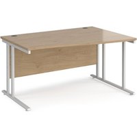 Click to view product details and reviews for Maestro 25 Right Hand Wave Desk 1400mm Wide White Cantilever Leg Frame Kendal Oak Top. Click to view product details and reviews for Maestro 25 Right Hand Wave Desk 1400mm Wide White Cantilever Leg Frame Kendal Oak Top.