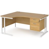Click to view product details and reviews for Office Desk Left Hand Corner Desk 1600mm With Pedestal Oak Top With White Frame 1200mm Depth Maestro 25 Mc16elp2who. Click to view product details and reviews for Office Desk Left Hand Corner Desk 1600mm With Pedestal Oak Top With White Frame 1200mm Depth Maestro 25 Mc16elp2who.