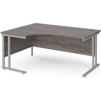 Click to view product details and reviews for Maestro 25 Left Hand Ergonomic Desk 1600mm Wide Silver Cantilever Leg Frame Grey Oak Top. Click to view product details and reviews for Maestro 25 Left Hand Ergonomic Desk 1600mm Wide Silver Cantilever Leg Frame Grey Oak Top.
