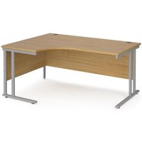 Click to view product details and reviews for Office Desk Left Hand Corner Desk 1600mm Oak Top With Silver Frame 1200mm Depth Maestro 25 Mc16elso. Click to view product details and reviews for Office Desk Left Hand Corner Desk 1600mm Oak Top With Silver Frame 1200mm Depth Maestro 25 Mc16elso.