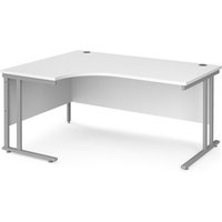 Click to view product details and reviews for Office Desk Left Hand Corner Desk 1600mm White Top With Silver Frame 1200mm Depth Maestro 25 Mc16elswh. Click to view product details and reviews for Office Desk Left Hand Corner Desk 1600mm White Top With Silver Frame 1200mm Depth Maestro 25 Mc16elswh.