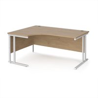 Click to view product details and reviews for Maestro 25 Left Hand Ergonomic Desk 1600mm Wide White Cantilever Leg Frame Kendal Oak Top. Click to view product details and reviews for Maestro 25 Left Hand Ergonomic Desk 1600mm Wide White Cantilever Leg Frame Kendal Oak Top.