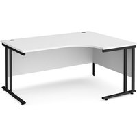 Click to view product details and reviews for Office Desk Right Hand Corner Desk 1600mm White Top With Black Frame 1200mm Depth Maestro 25 Mc16erkwh. Click to view product details and reviews for Office Desk Right Hand Corner Desk 1600mm White Top With Black Frame 1200mm Depth Maestro 25 Mc16erkwh.