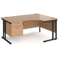 Click to view product details and reviews for Office Desk Right Hand Corner Desk 1600mm With Pedestal Beech Top With Black Frame 1200mm Depth Maestro 25 Mc16erp2kb. Click to view product details and reviews for Office Desk Right Hand Corner Desk 1600mm With Pedestal Beech Top With Black Frame 1200mm Depth Maestro 25 Mc16erp2kb.