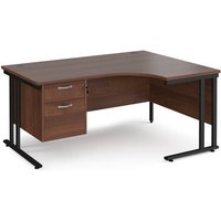 Click to view product details and reviews for Office Desk Right Hand Corner Desk 1600mm With Pedestal Walnut Top With Black Frame 1200mm Depth Maestro 25 Mc16erp2kw. Click to view product details and reviews for Office Desk Right Hand Corner Desk 1600mm With Pedestal Walnut Top With Black Frame 1200mm Depth Maestro 25 Mc16erp2kw.