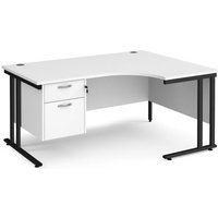 Click to view product details and reviews for Office Desk Right Hand Corner Desk 1600mm With Pedestal White Top With Black Frame 1200mm Depth Maestro 25 Mc16erp2kwh. Click to view product details and reviews for Office Desk Right Hand Corner Desk 1600mm With Pedestal White Top With Black Frame 1200mm Depth Maestro 25 Mc16erp2kwh.