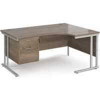 Click to view product details and reviews for Maestro 25 Right Hand Ergonomic Desk 1600mm Wide With 2 Drawer Pedestal Silver Cantilever Leg Frame Nebraska Oak Top. Click to view product details and reviews for Maestro 25 Right Hand Ergonomic Desk 1600mm Wide With 2 Drawer Pedestal Silver Cantilever Leg Frame Nebraska Oak Top.
