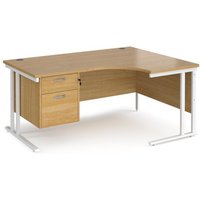 Click to view product details and reviews for Office Desk Right Hand Corner Desk 1600mm With Pedestal Oak Top With White Frame 1200mm Depth Maestro 25 Mc16erp2who. Click to view product details and reviews for Office Desk Right Hand Corner Desk 1600mm With Pedestal Oak Top With White Frame 1200mm Depth Maestro 25 Mc16erp2who.