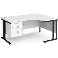 Click to view product details and reviews for Office Desk Right Hand Corner Desk 1600mm With Pedestal White Top With Black Frame 1200mm Depth Maestro 25 Mc16erp3kwh. Click to view product details and reviews for Office Desk Right Hand Corner Desk 1600mm With Pedestal White Top With Black Frame 1200mm Depth Maestro 25 Mc16erp3kwh.
