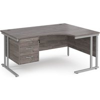 Click to view product details and reviews for Office Desk Right Hand Corner Desk 1600mm With Pedestal Grey Oak Top With Silver Frame 1200mm Depth Maestro 25 Mc16erp3sgo. Click to view product details and reviews for Office Desk Right Hand Corner Desk 1600mm With Pedestal Grey Oak Top With Silver Frame 1200mm Depth Maestro 25 Mc16erp3sgo.
