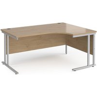 Click to view product details and reviews for Maestro 25 Right Hand Ergonomic Desk 1600mm Wide Silver Cantilever Leg Frame Kendal Oak Top. Click to view product details and reviews for Maestro 25 Right Hand Ergonomic Desk 1600mm Wide Silver Cantilever Leg Frame Kendal Oak Top.
