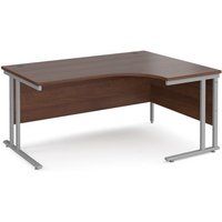 Click to view product details and reviews for Office Desk Right Hand Corner Desk 1600mm Walnut Top With Silver Frame 1200mm Depth Maestro 25 Mc16ersw. Click to view product details and reviews for Office Desk Right Hand Corner Desk 1600mm Walnut Top With Silver Frame 1200mm Depth Maestro 25 Mc16ersw.