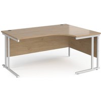 Click to view product details and reviews for Maestro 25 Right Hand Ergonomic Desk 1600mm Wide White Cantilever Leg Frame Kendal Oak Top. Click to view product details and reviews for Maestro 25 Right Hand Ergonomic Desk 1600mm Wide White Cantilever Leg Frame Kendal Oak Top.