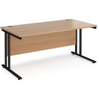 Click to view product details and reviews for Office Desk 1600mm Rectangular Desk With Cantilever Leg Beech Tops With Black Frames 800mm Depth Maestro 25. Click to view product details and reviews for Office Desk 1600mm Rectangular Desk With Cantilever Leg Beech Tops With Black Frames 800mm Depth Maestro 25.
