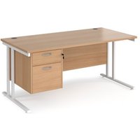 Click to view product details and reviews for Office Desk Rectangular Desk 1600mm With Pedestal Beech Top With White Frame 800mm Depth Maestro 25 Mc16p2whb. Click to view product details and reviews for Office Desk Rectangular Desk 1600mm With Pedestal Beech Top With White Frame 800mm Depth Maestro 25 Mc16p2whb.