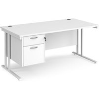 Click to view product details and reviews for Office Desk Rectangular Desk 1600mm With Pedestal White Top With White Frame 800mm Depth Maestro 25 Mc16p2whwh. Click to view product details and reviews for Office Desk Rectangular Desk 1600mm With Pedestal White Top With White Frame 800mm Depth Maestro 25 Mc16p2whwh.