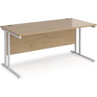 Click to view product details and reviews for Maestro 25 Straight Desk 1600mm X 800mm White Cantilever Leg Frame Kendal Oak Top. Click to view product details and reviews for Maestro 25 Straight Desk 1600mm X 800mm White Cantilever Leg Frame Kendal Oak Top.